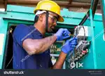 House' electricity service . wire connection, MCB board, switch board