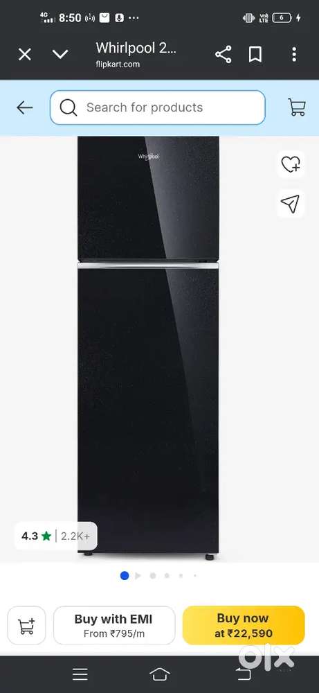 Whirl pool fridge