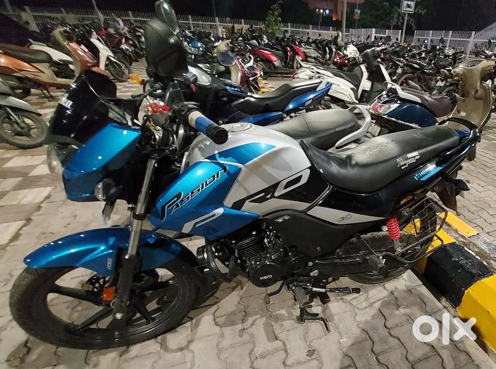 Passion Pro BS6 Techno Blue