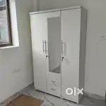 PREMIUM QUALITY OF 3 DOOR WARDROBE IN WHITE FINISHED