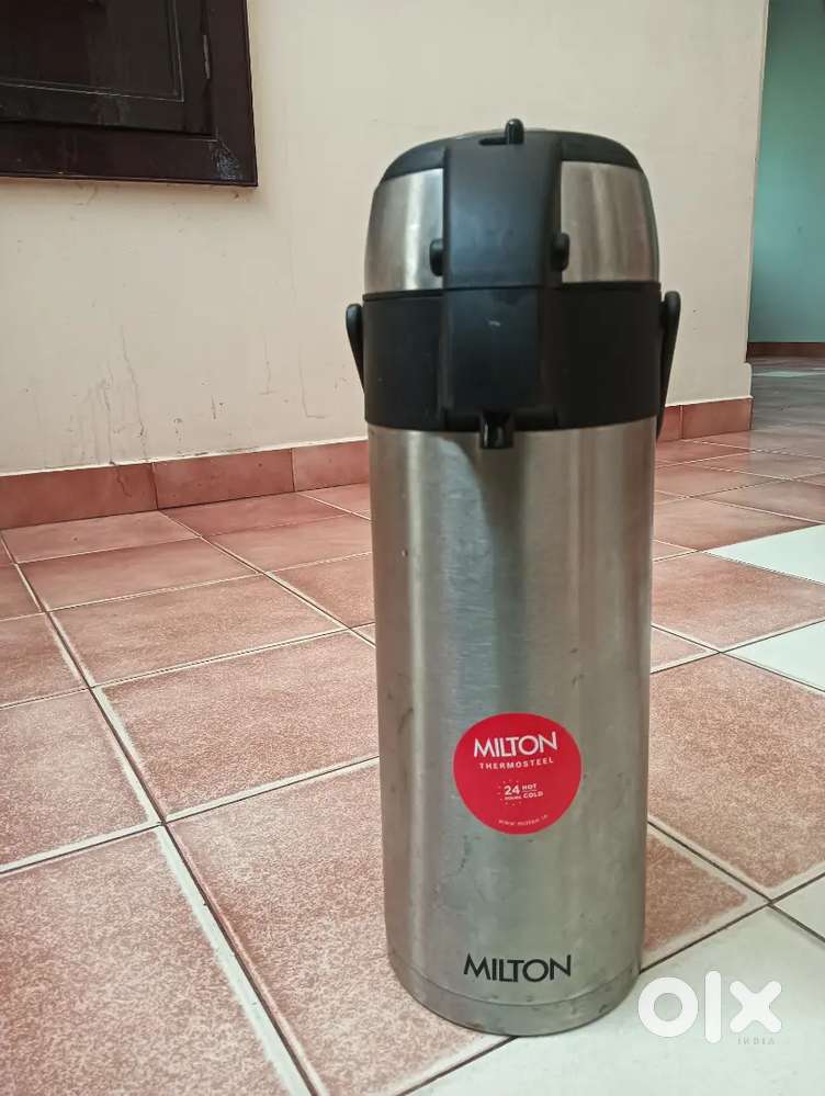 Milton tea flask silver
