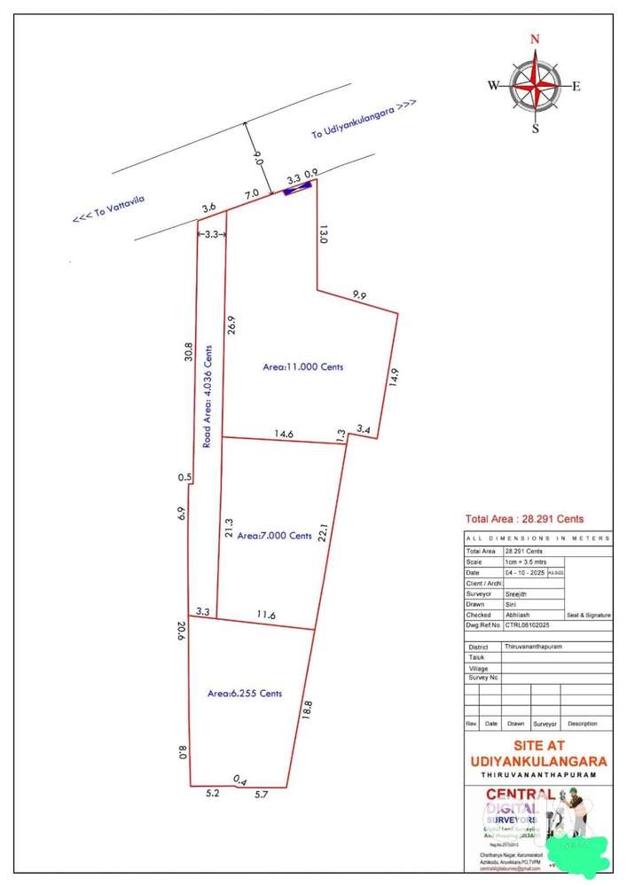 Plots for Sale at  Udayankulangara