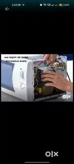 Microwave oven repair