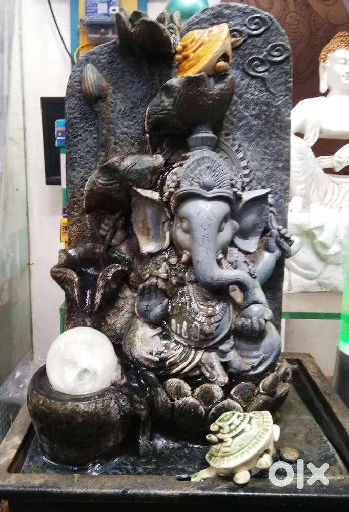 Beautiful Ganesh Water Fountain Statue Perfect for Home & Office Decor