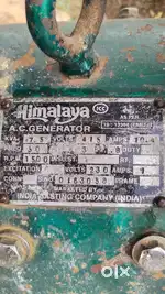 Himalaya 7.5kva old model generator