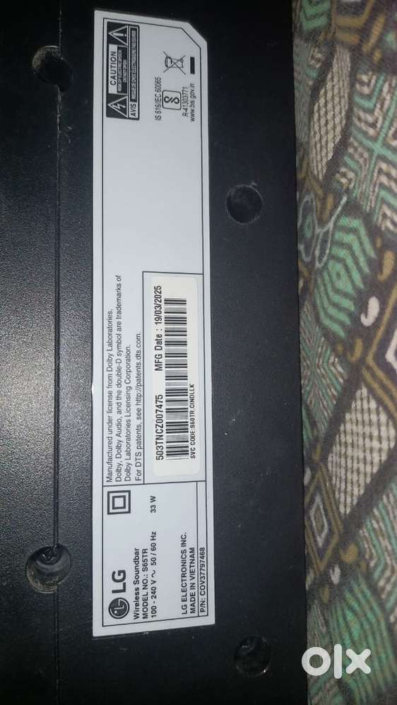 LG TV and Home theater