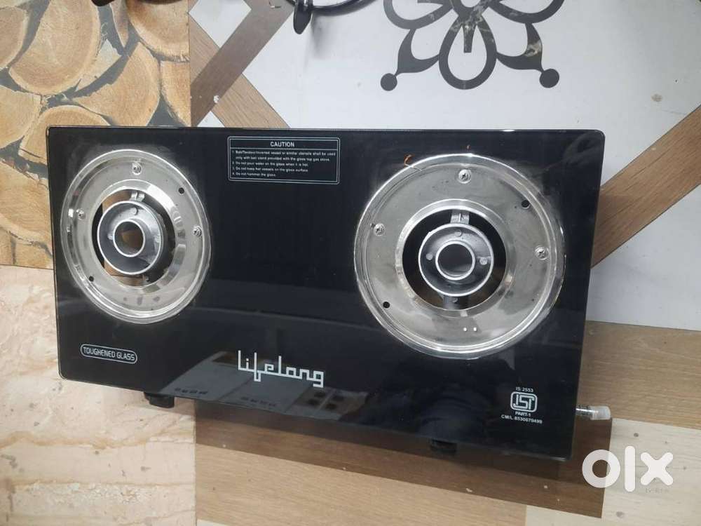 2 Burner Glass Gas Stove