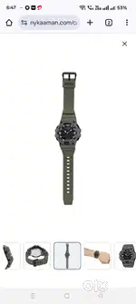 Casio youth mens analog and digital watch