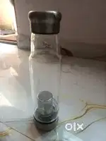 Glass water bottle