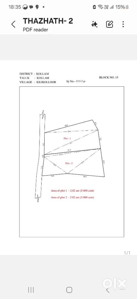 Perfect Residential Land in Kollam Town
