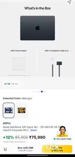 Apple macbook m2 air