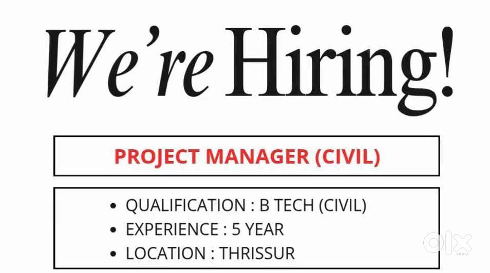 Project Manager (civil)