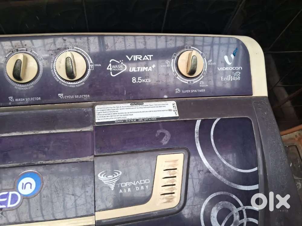 Washing machine 8.5 kg