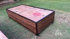 Unused new wooden single deewan bed (6*3 ft) with storage available