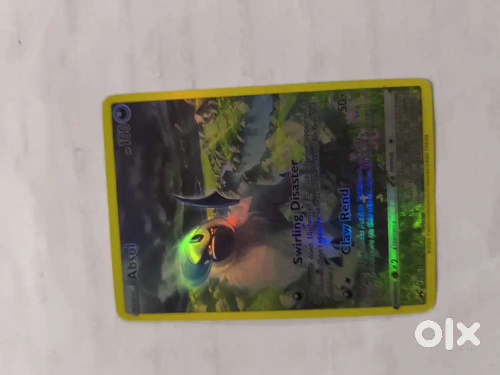 Holo absol basic card