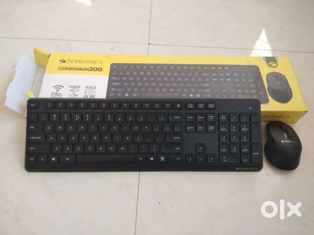 Zebronics wireless keyboard and mouse