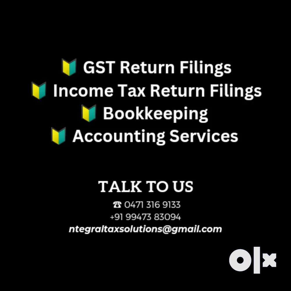 GST Monthly Returns Filing, ITR Filing, Accounting & Bookkeeping