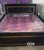 New queen size Pln cot with mattress in wholesale price cod available