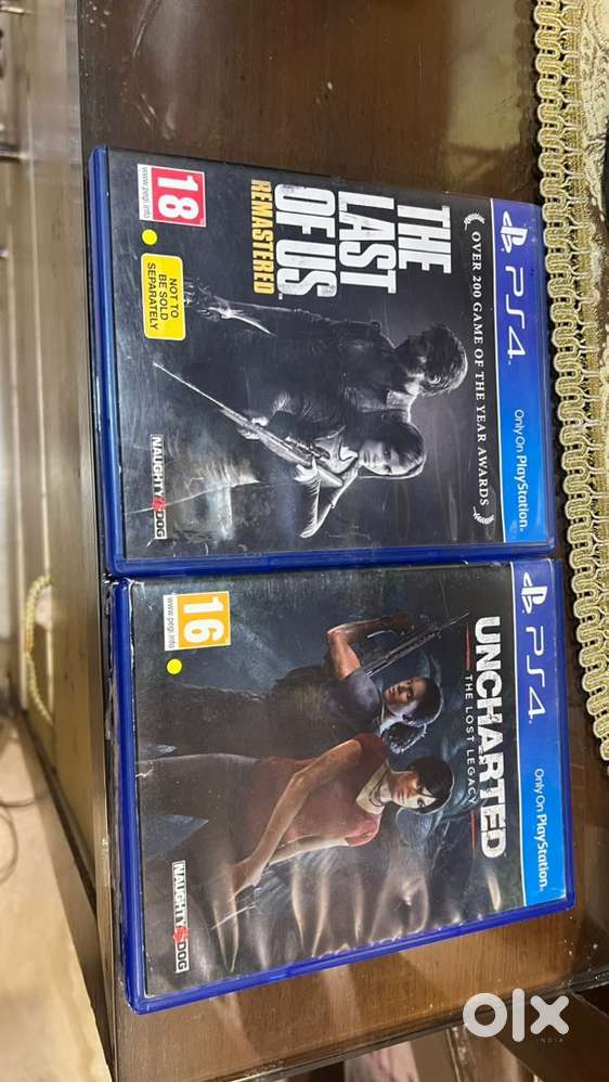 The last of us remastered /uncharted lost legacy ps4/ps5 games