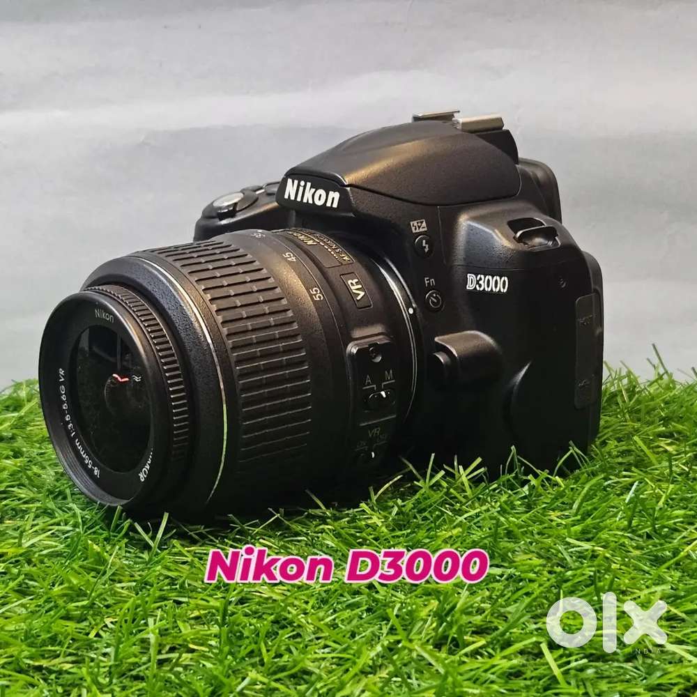 Nikon D3000 DSLR Camera with 18-55mm Lens  Beginner-Friendly DSLR.