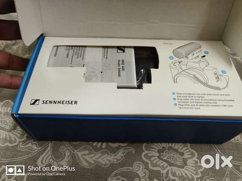 Sennheiser mke400 camera mount mic