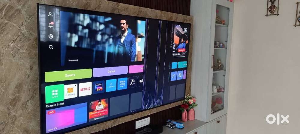 LG 75-inch 4K TV (2025 Model) – Display Broken, Under Warranty