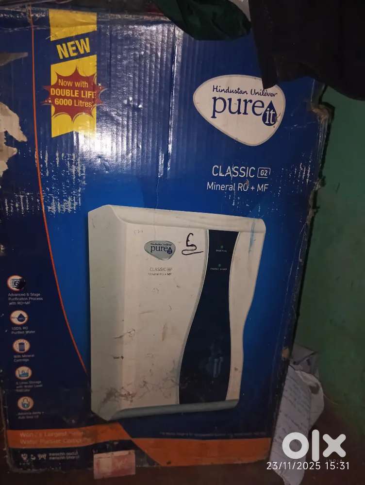Water purifier 6litter new .
