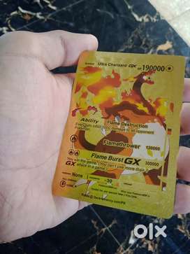 Pokemon Golden Card 100rs Ultra Charizard