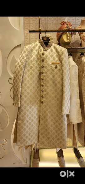 MANYAVAR SHERWANI WITH ACCESSORIES FOR GROOM