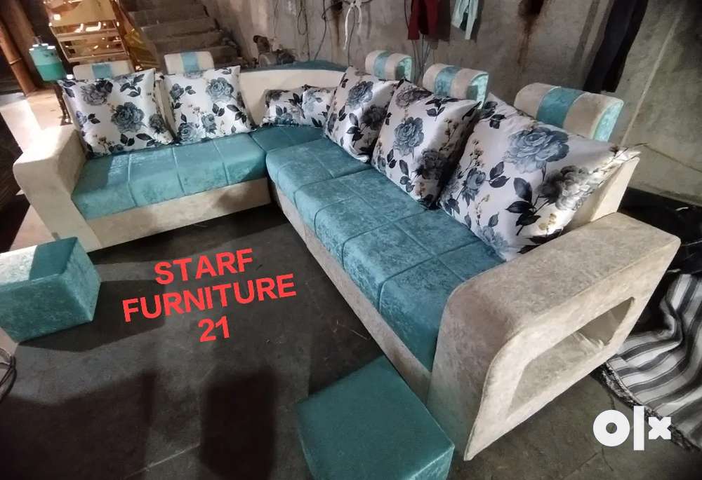 L shape sofa set storage handle sofa set in starf furniture
