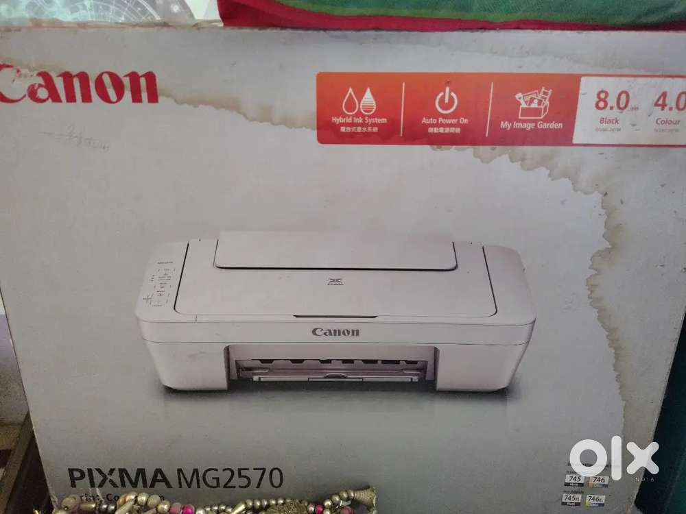 Canon MG-2570 B/W & Coloured All In One Inkjet Printer