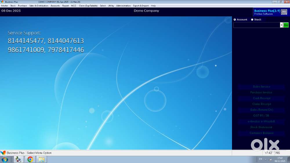 Business Plus Account Software