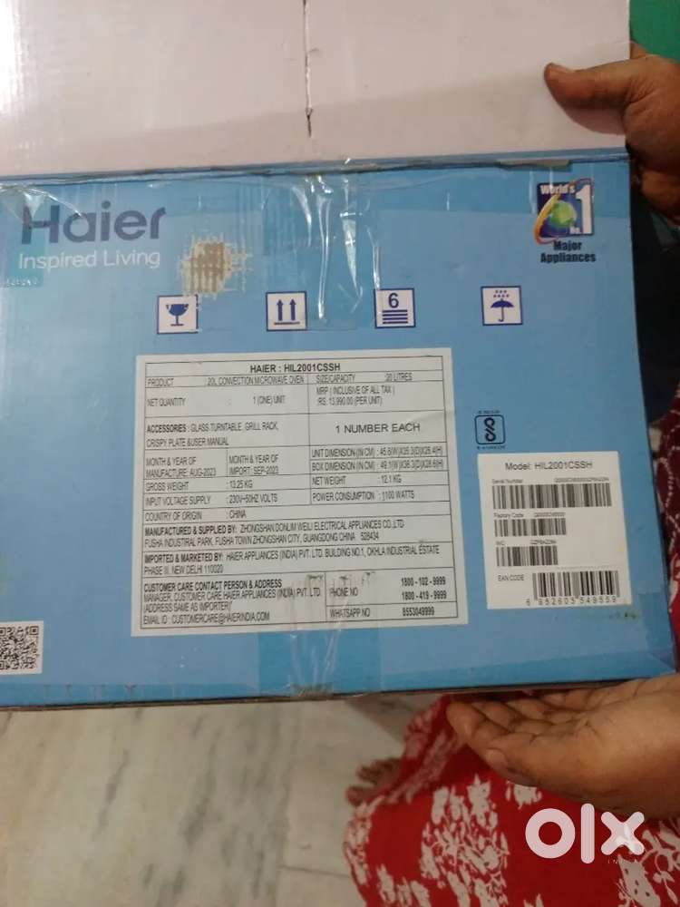 Haier oven 20L convertor