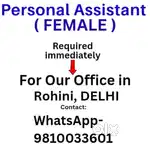 Personal assistant (Female) required