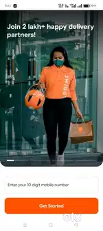 Swiggy food and instamart delivery boy