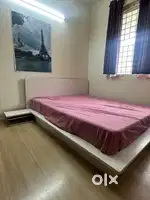 Plywood Bed with Wakefit Mattress (8 inch)