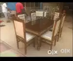 6 CHAIRS DINING TABLE AVAILABLE IN STARF FURNITURE