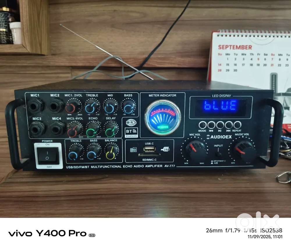 Audio EX  Amplifier with two speaker box