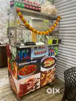 Juice, Coffee and Chat shop counters for dining