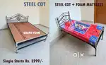 # Cot , Steel cot , Bed , Single , Double , Queen Fancy Bed New 5A54WE