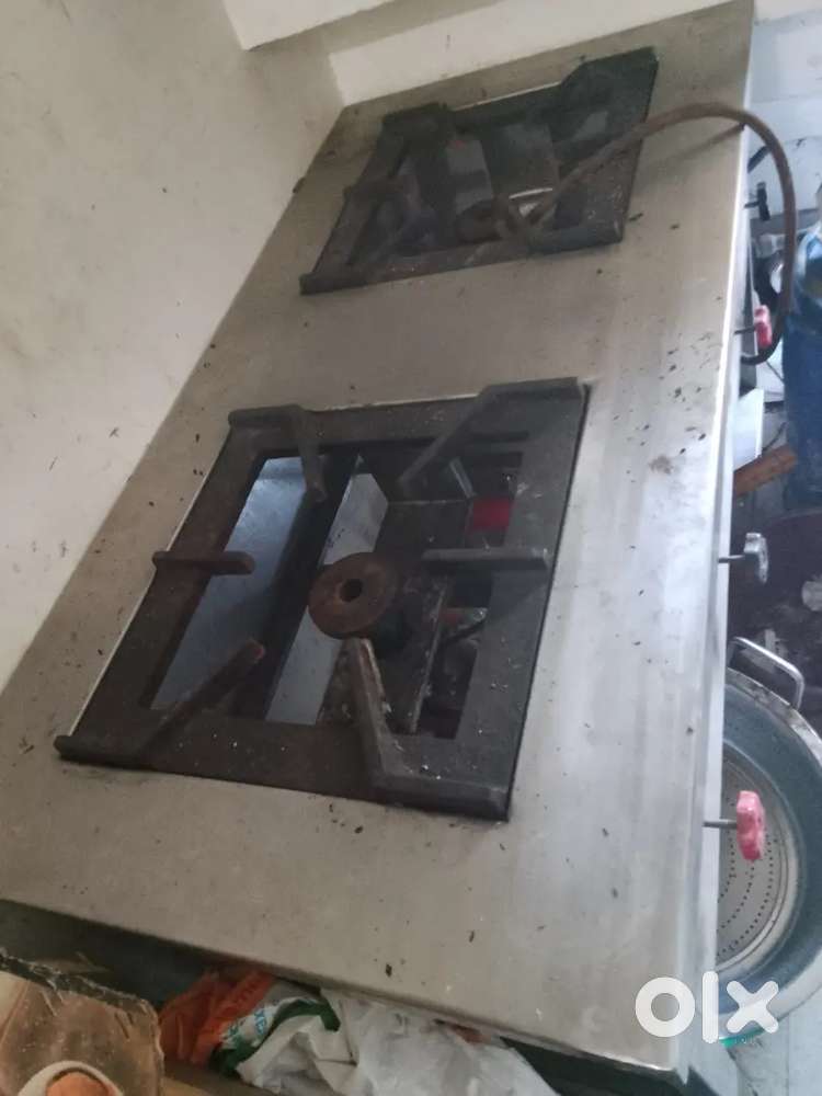 Steel inbuilt bhatti counter