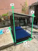 Dog cage house