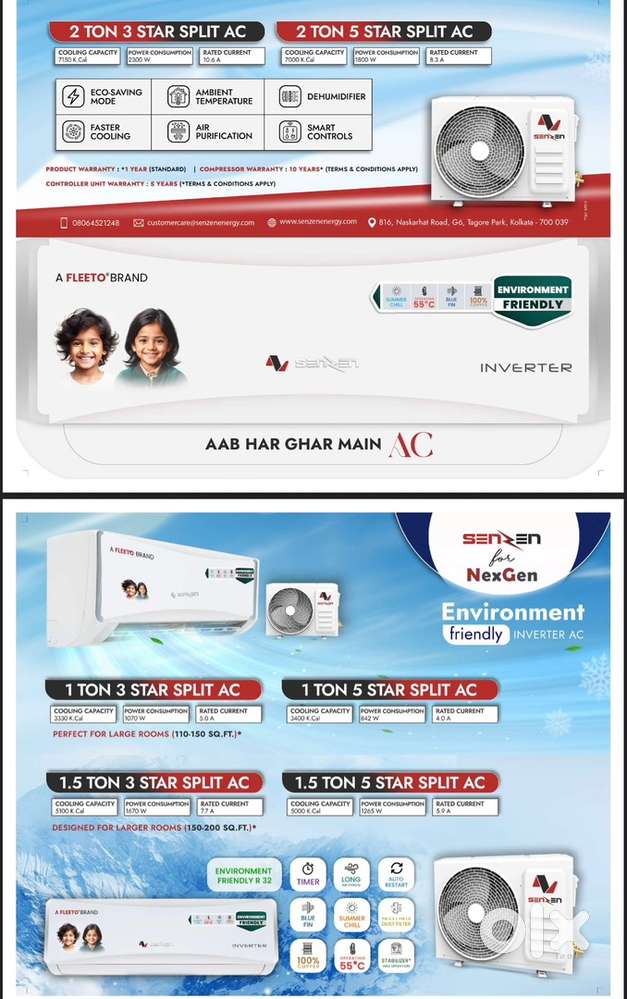 Senzen Air-Conditioner machines