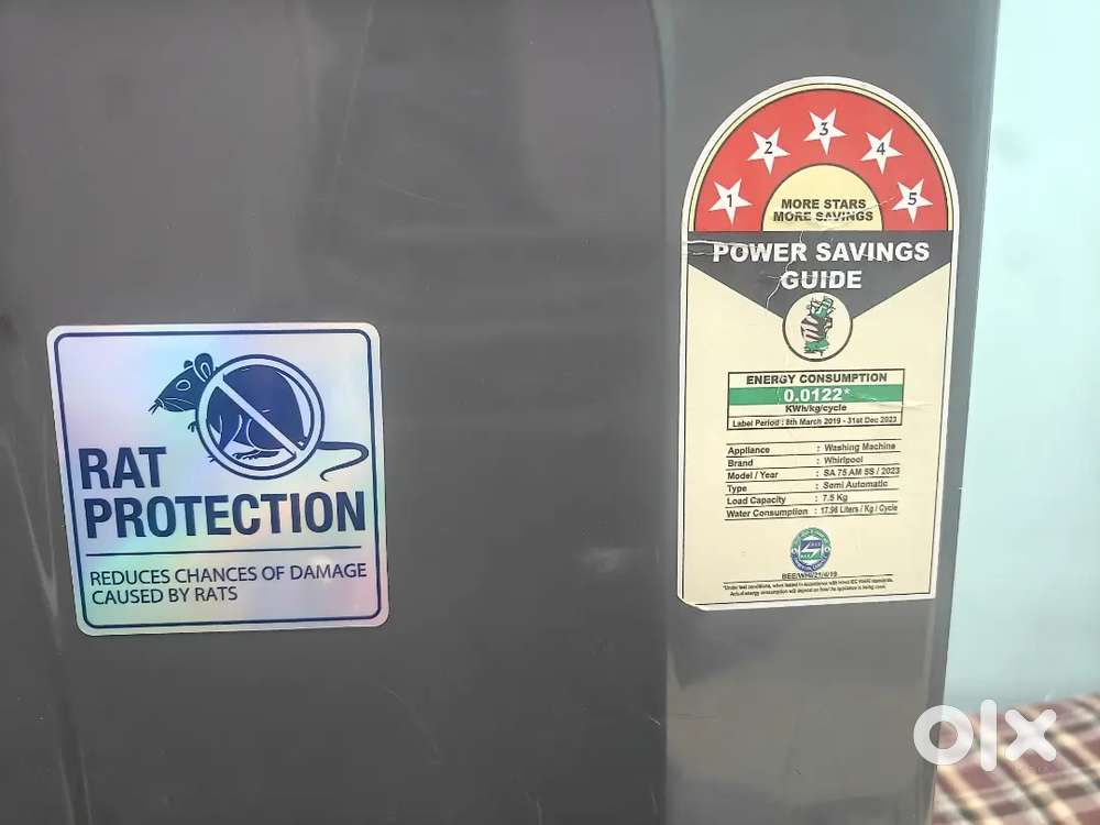 Whirlpool Semi automatic washing machine