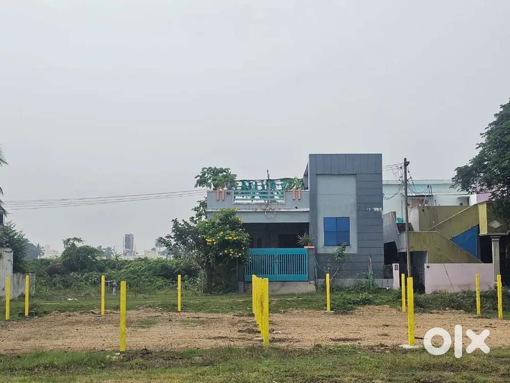 Dtcp approved plot sale in chengalpattu behind more supermarket