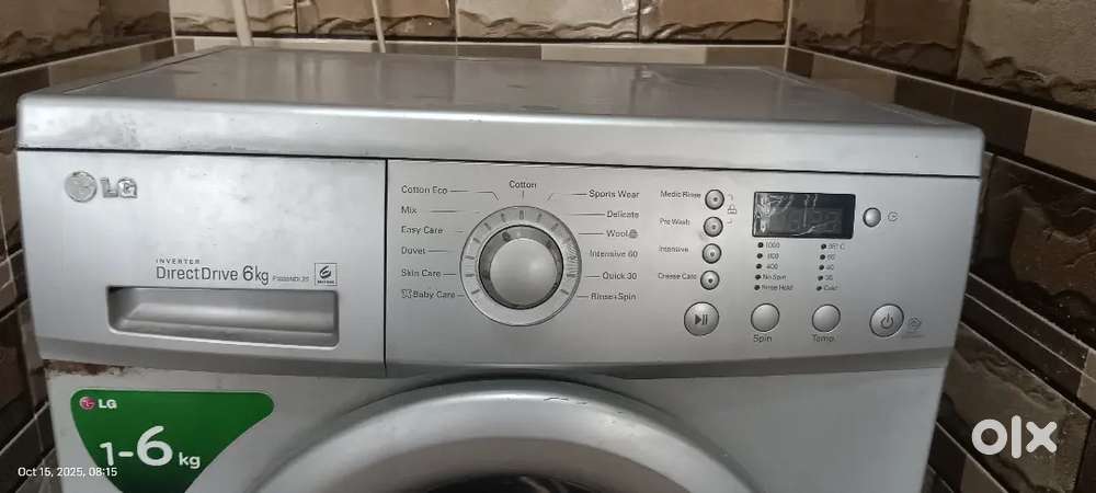 LG washing machine 6kg