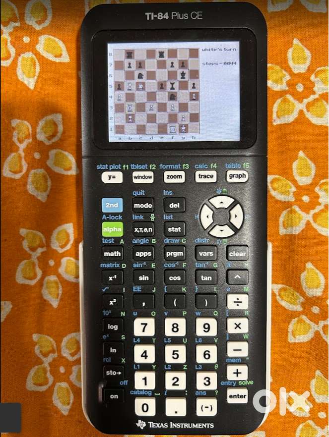 Texas Ti84CE Graphing Calculator Program Casio Games Chess MBA Finance