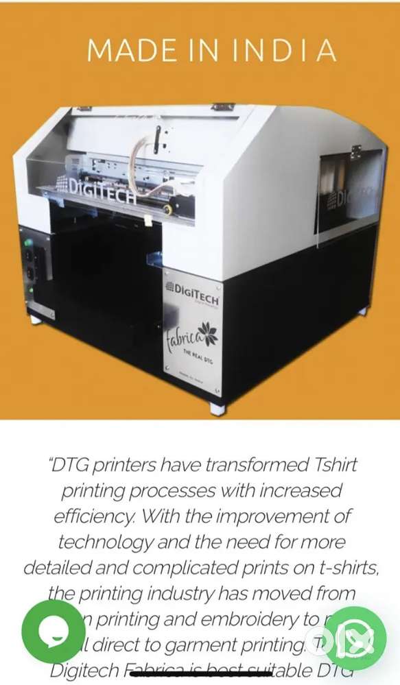 A3 DTG Hybrid Printer - Good Condition  Needs Service