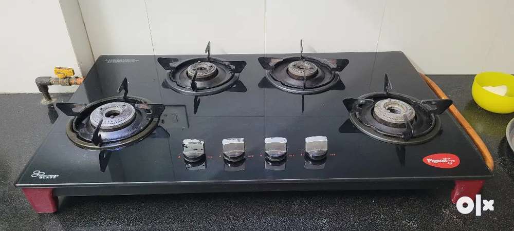 4 burner gas stove 5500 tuffend glass top