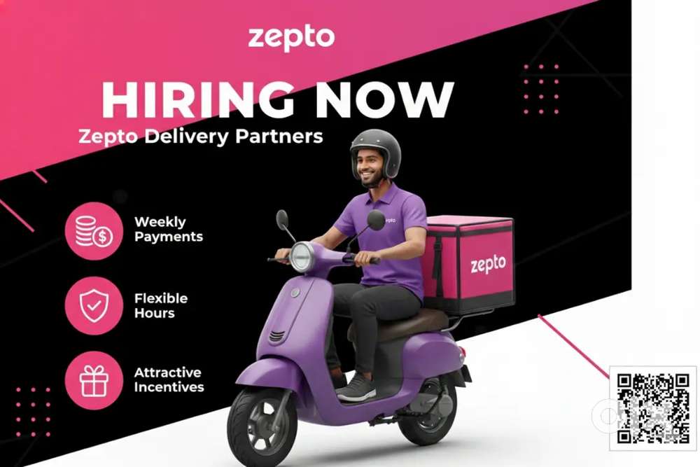 Ride with Zepto: Delivery Partners Wanted! Weekly Payments